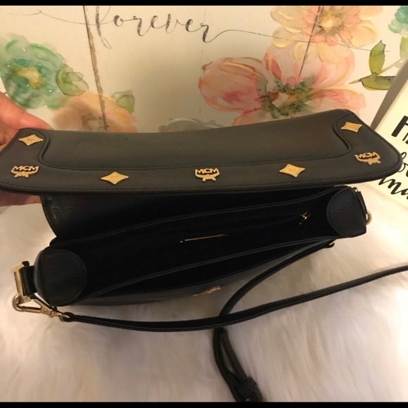 Authentic black vintage MCM crossbody - Picture 3 of 8